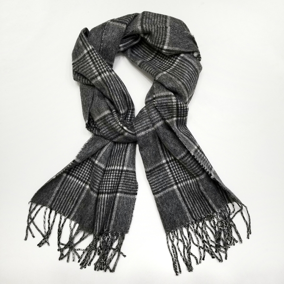 Hickey Freeman Other - NWT Hickey Freeman Glen Plaid Cashmere Scarf